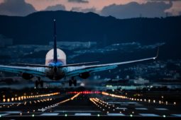 Airplane on a runway